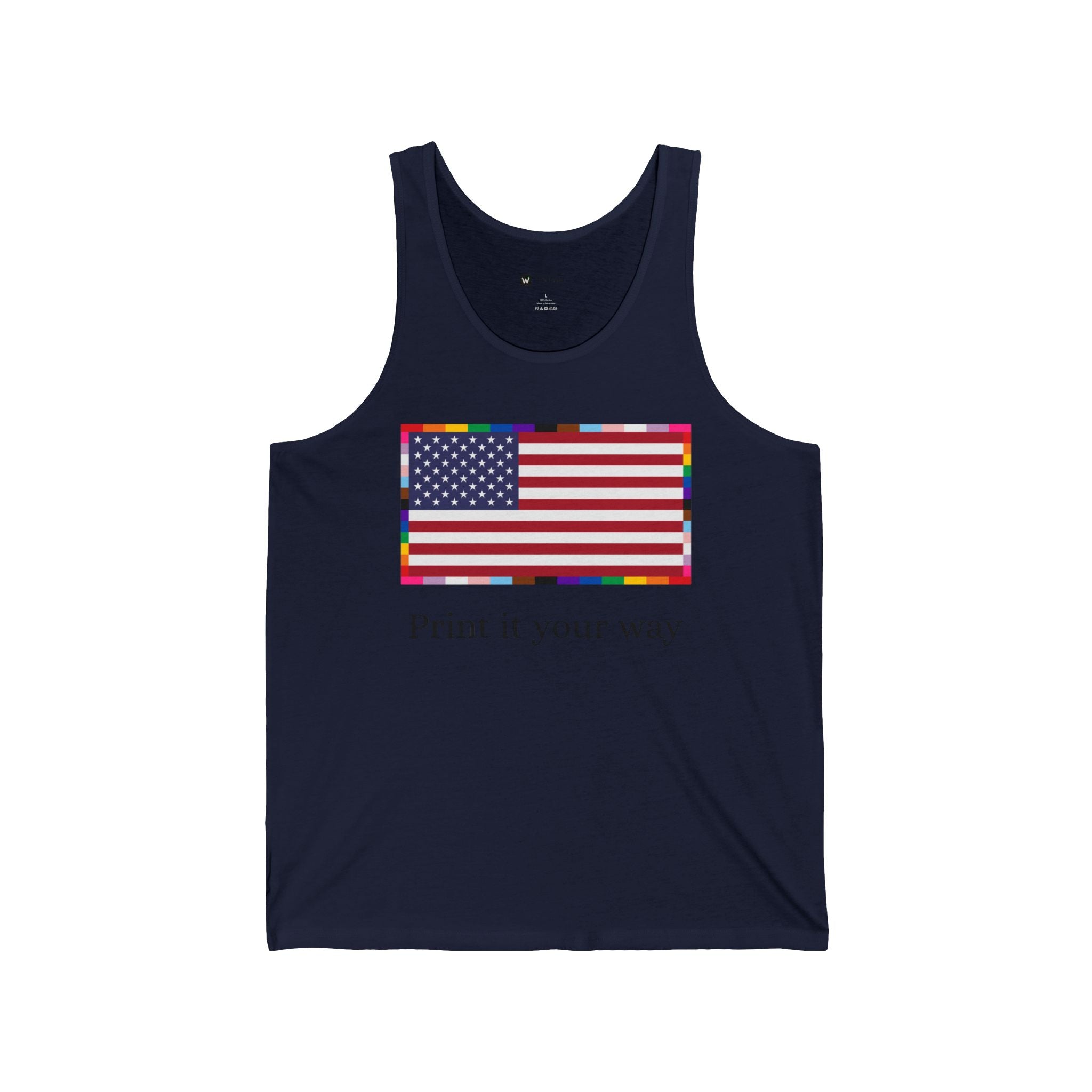 American Unity Flag Tank Top — Pride USA Patriotic Tank