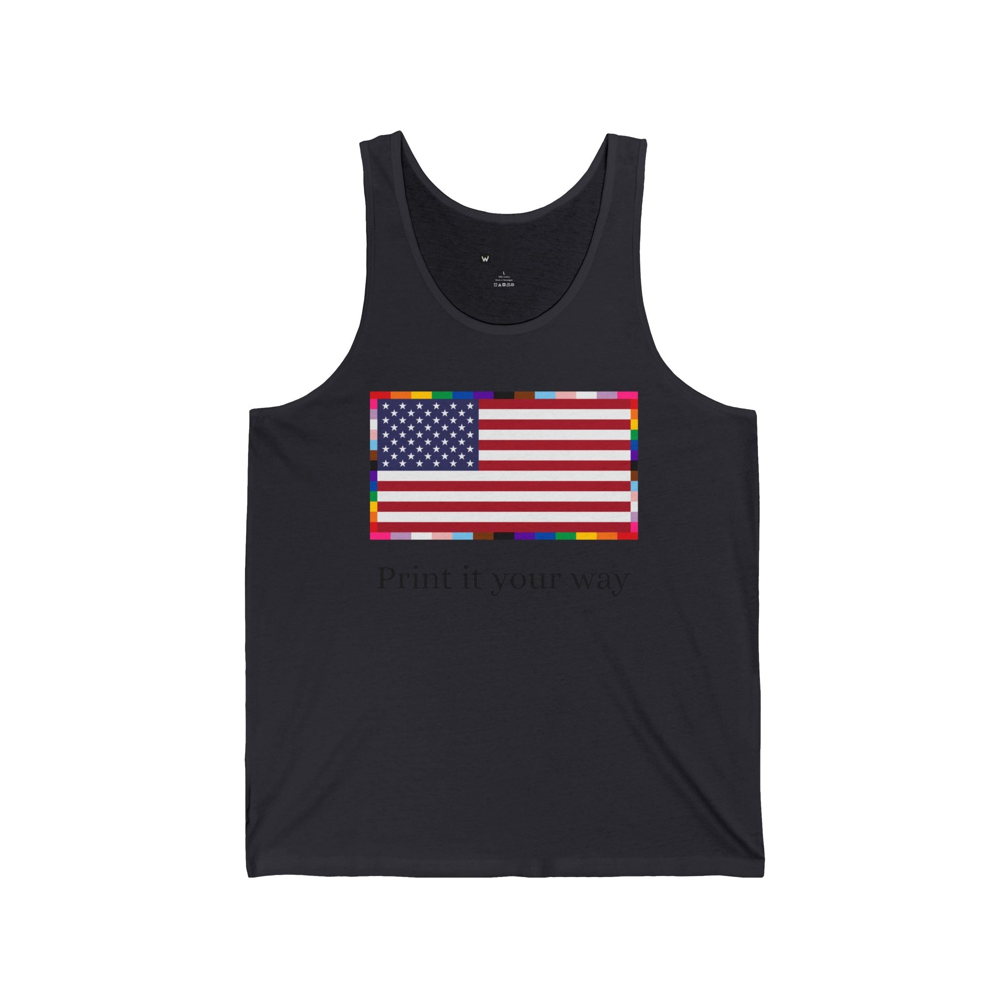 American Unity Flag Tank Top — Pride USA Patriotic Tank