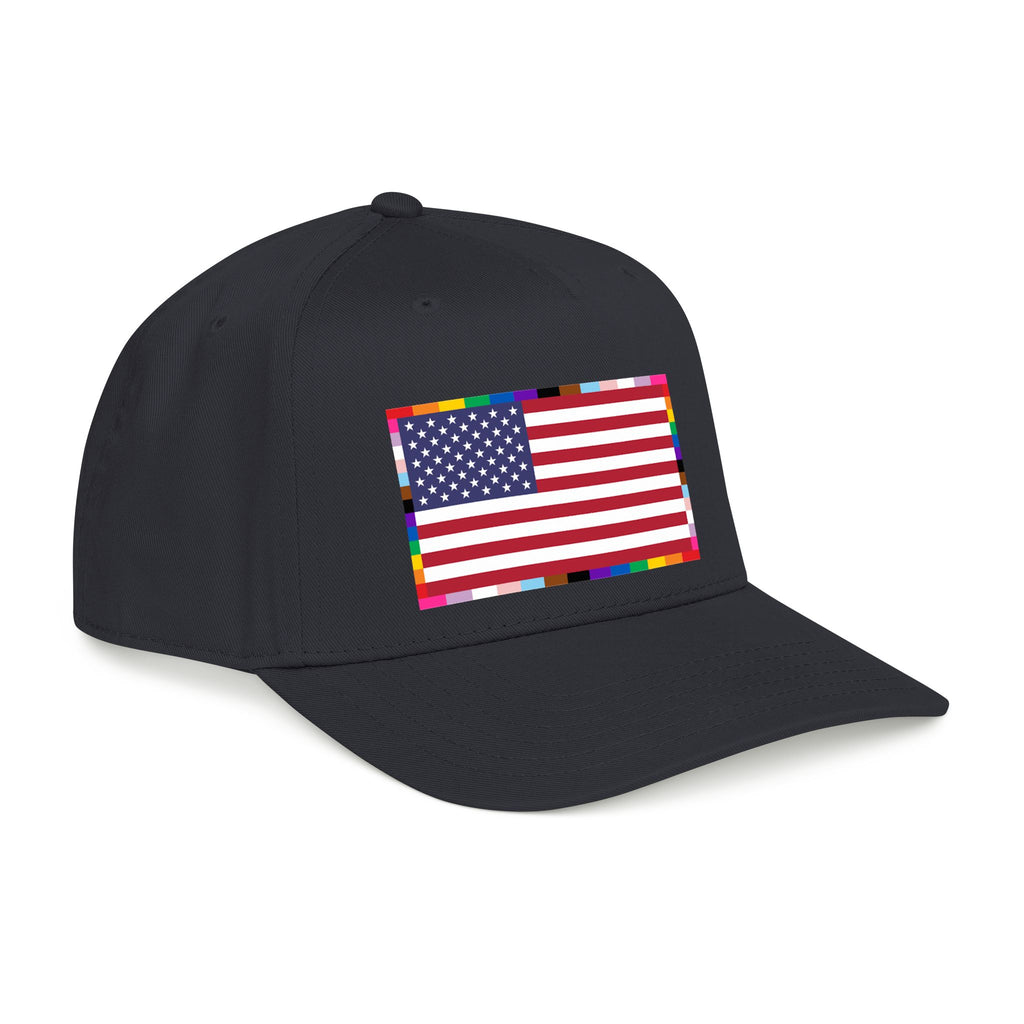American Unity Flag Baseball Cap - USA Patriotic LGBTQ+ Pride