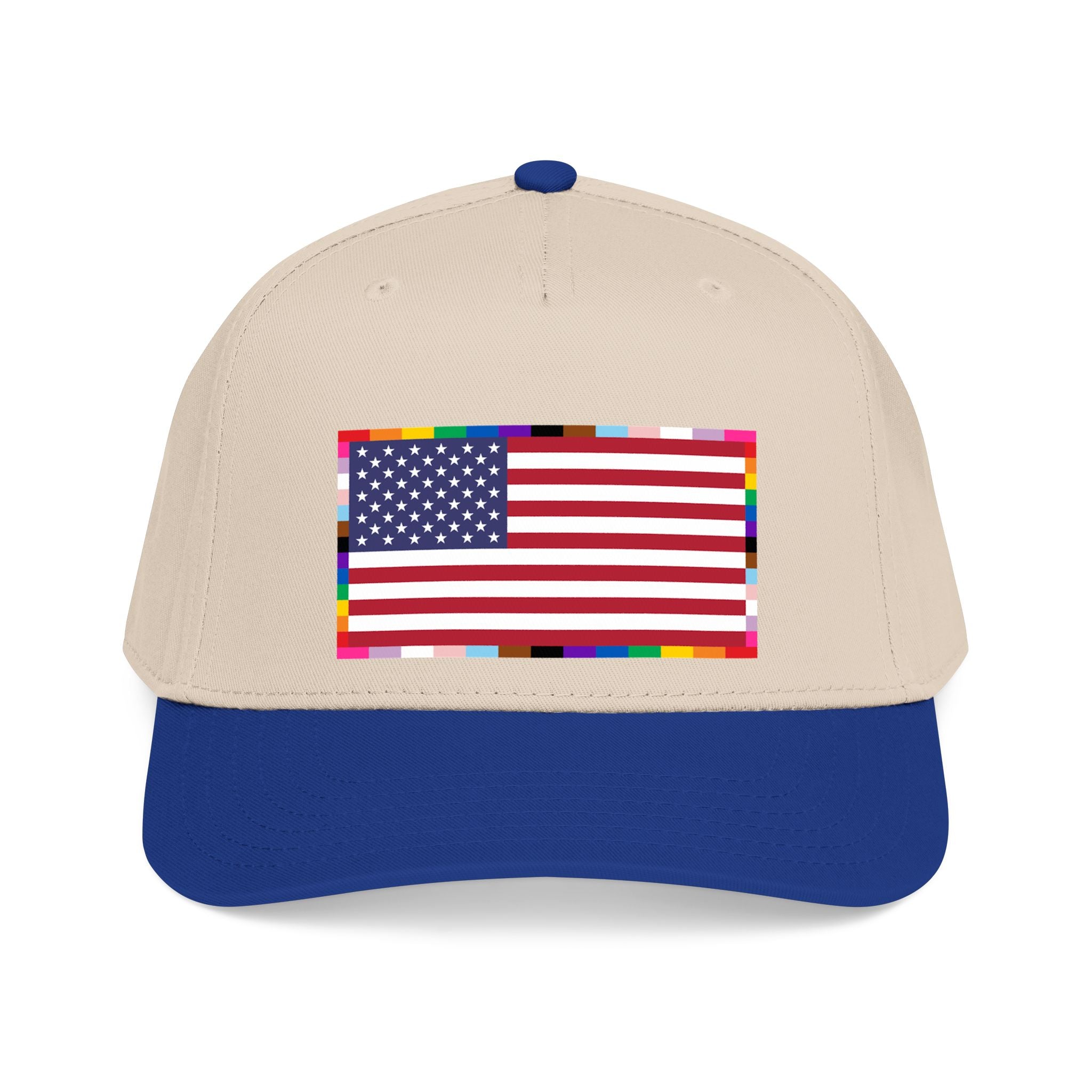 American Unity Flag Baseball Cap - USA Patriotic LGBTQ+ Pride