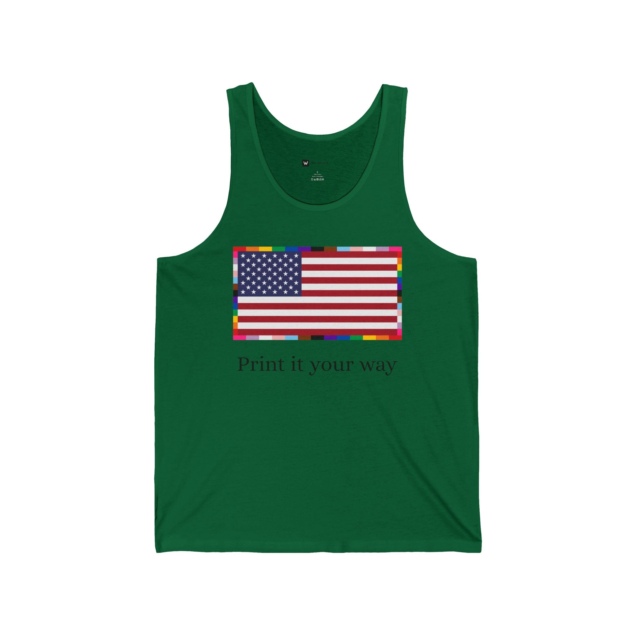 American Unity Flag Tank Top — Pride USA Patriotic Tank
