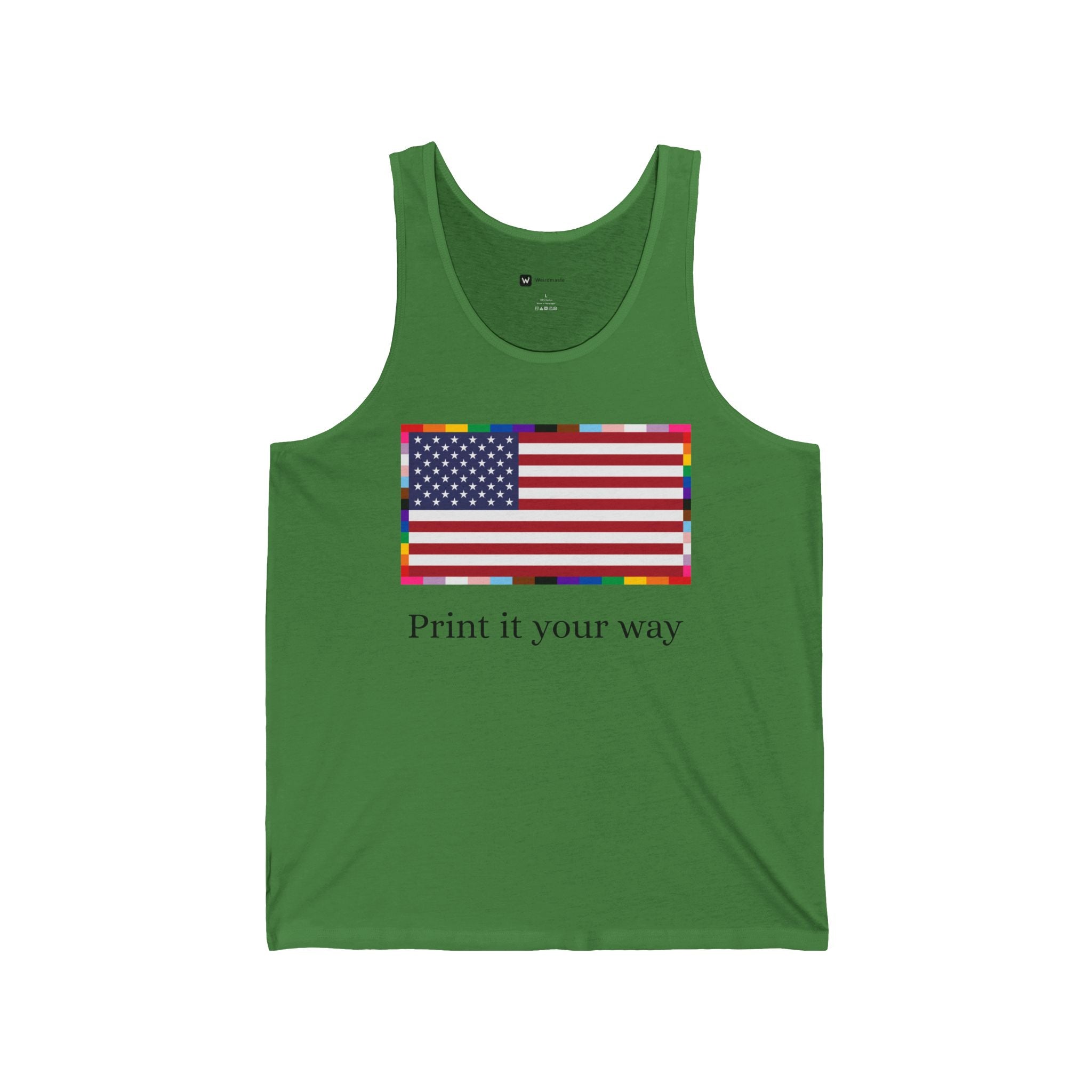 American Unity Flag Tank Top — Pride USA Patriotic Tank