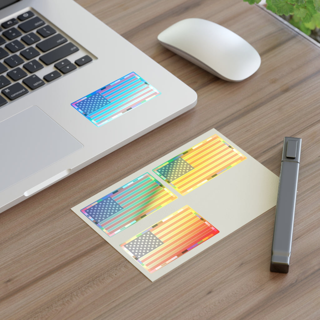 American Unity Flag Sticker Sheet —Pride & Inclusion LGBTQ+
