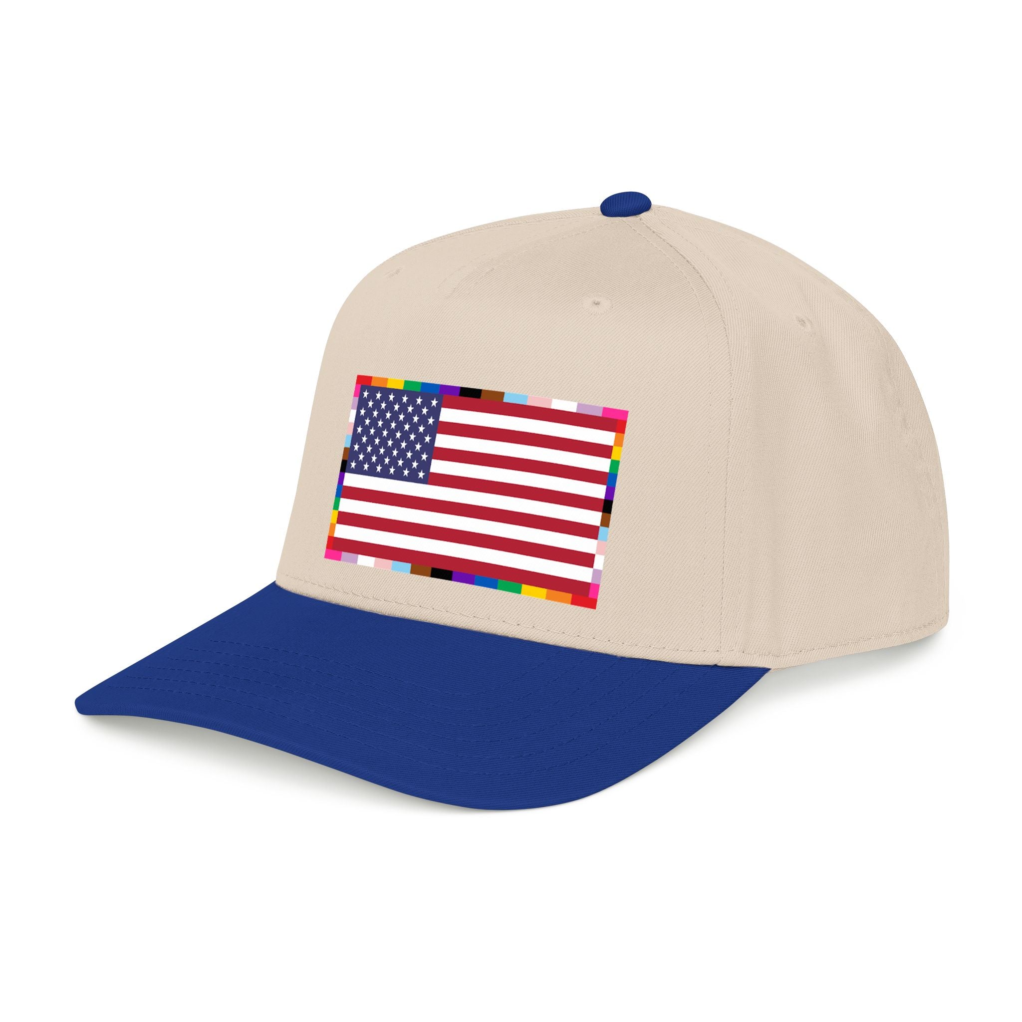American Unity Flag Baseball Cap - USA Patriotic LGBTQ+ Pride