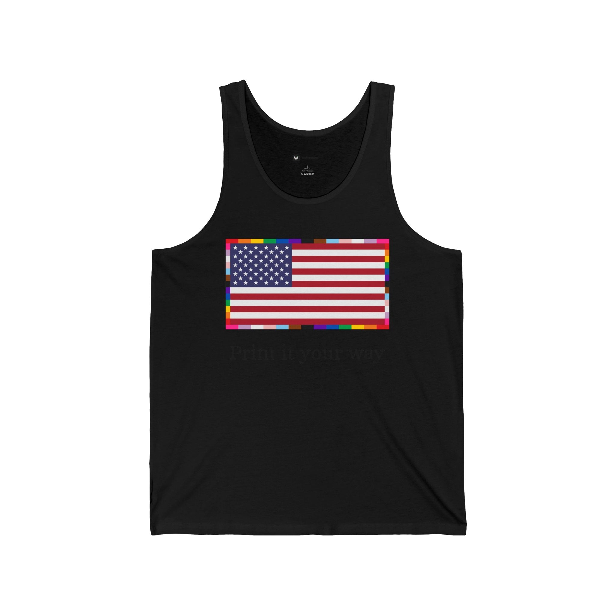American Unity Flag Tank Top — Pride USA Patriotic Tank
