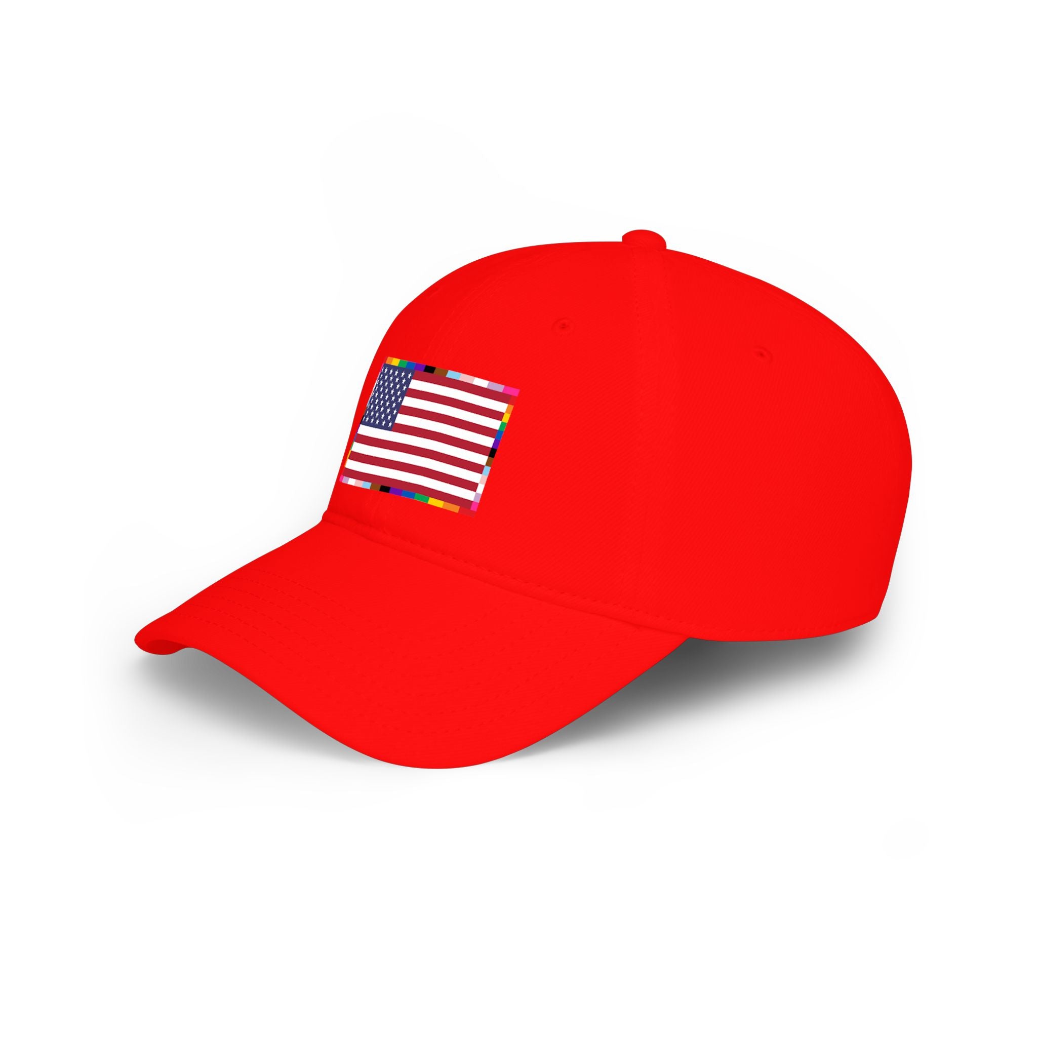 American Unity Flag Baseball Cap — USA Flag, LGBTQ+ Pride Diversity Inclusion