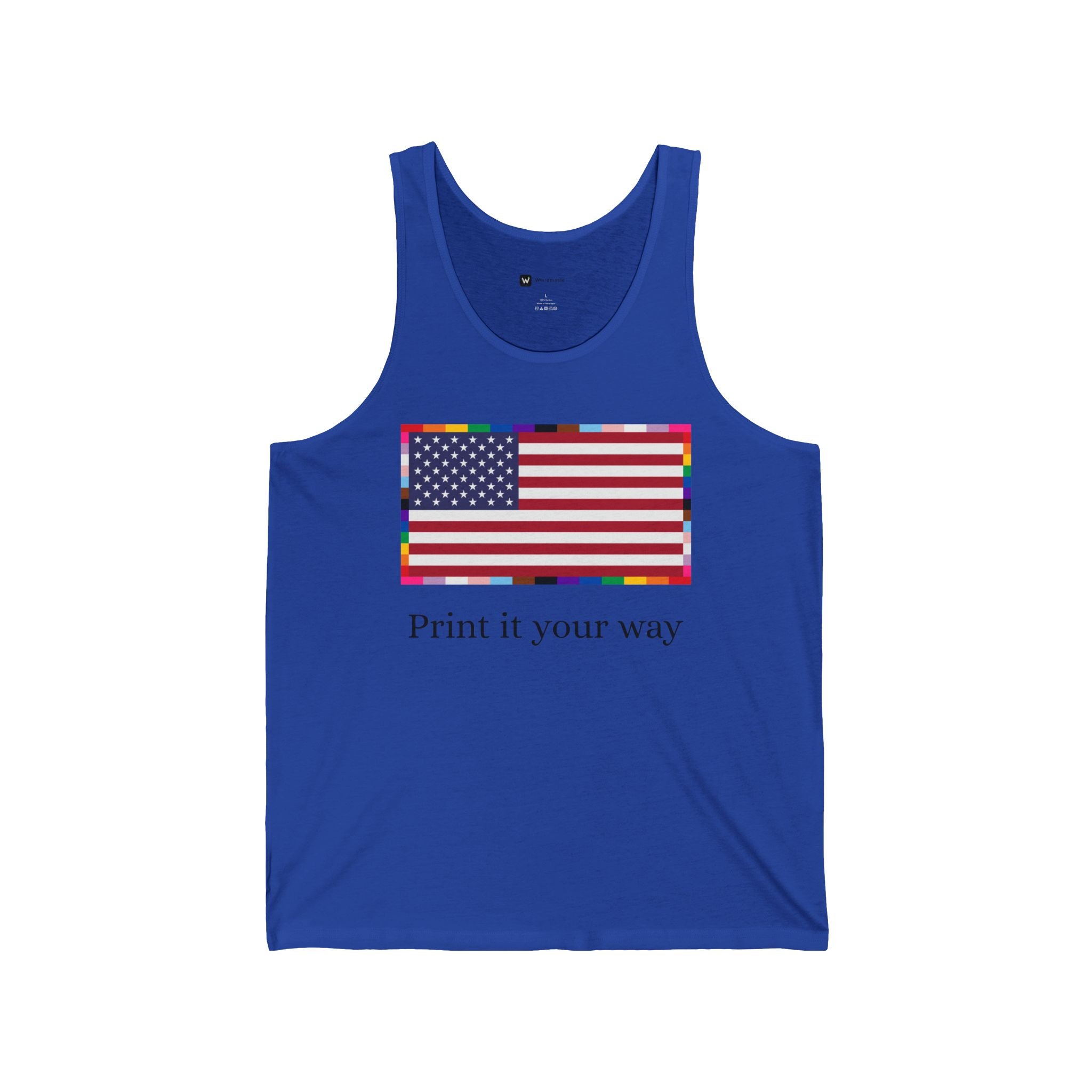 American Unity Flag Tank Top — Pride USA Patriotic Tank