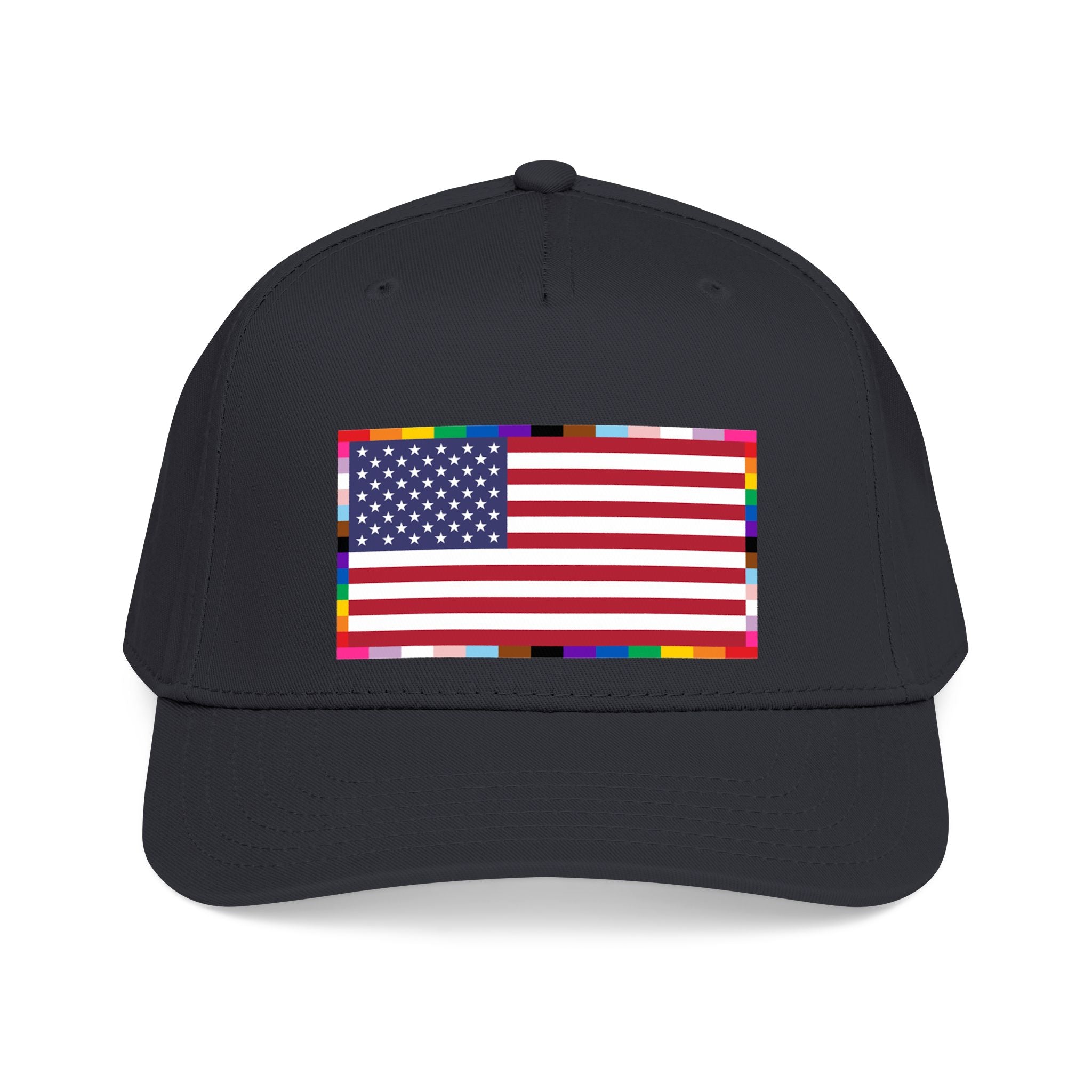 American Unity Flag Baseball Cap - USA Patriotic LGBTQ+ Pride